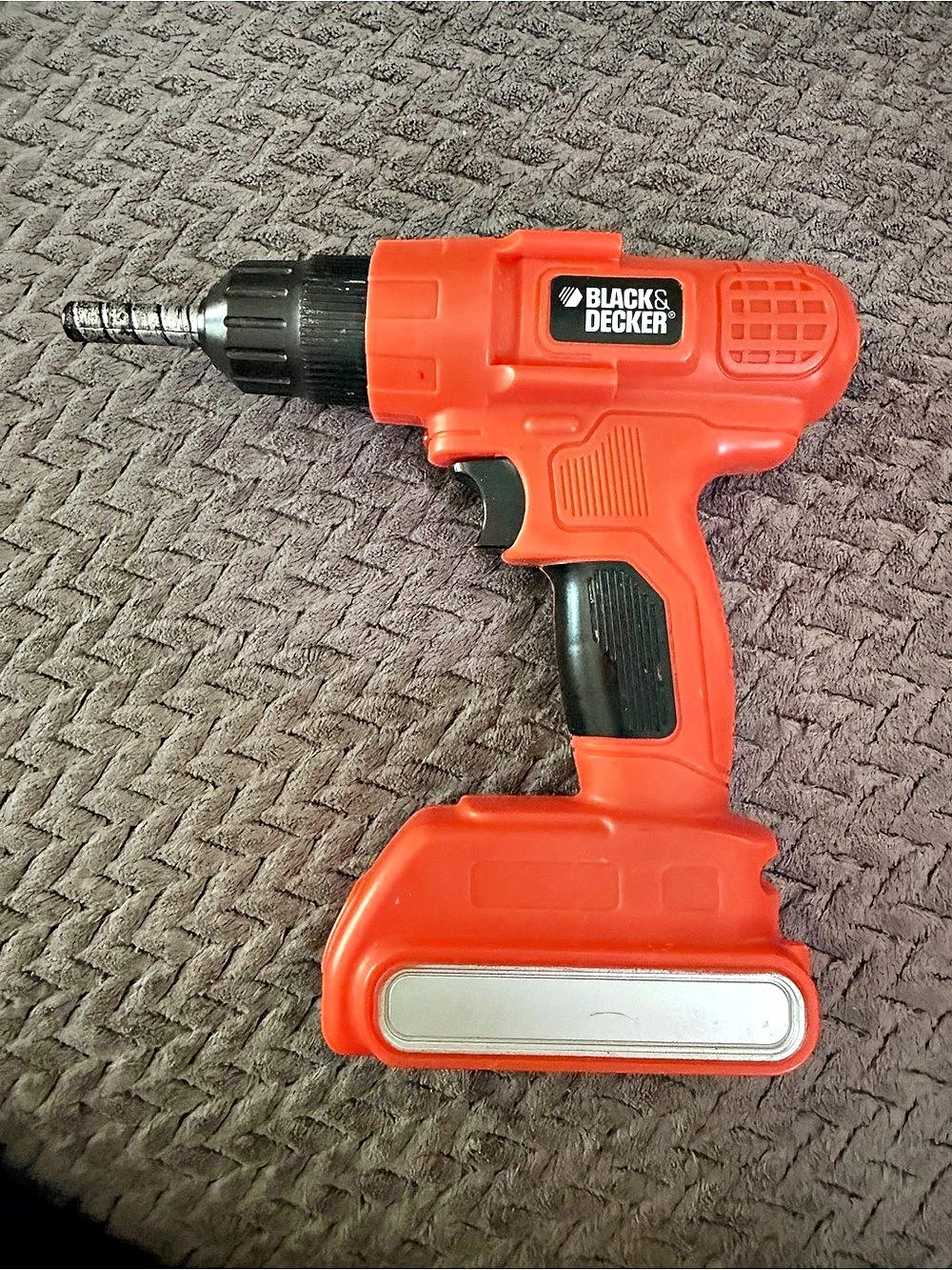 Black+Decker Jr. Electronic Power Drill Toy. Manufactured by JAKKS Pacific,2013